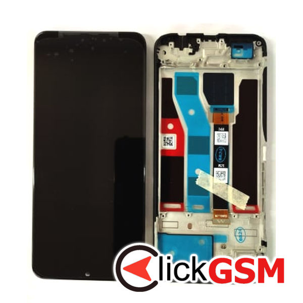 Piesa Display Cu Touchscreen Si Rama Negru Realme C51 2hjg