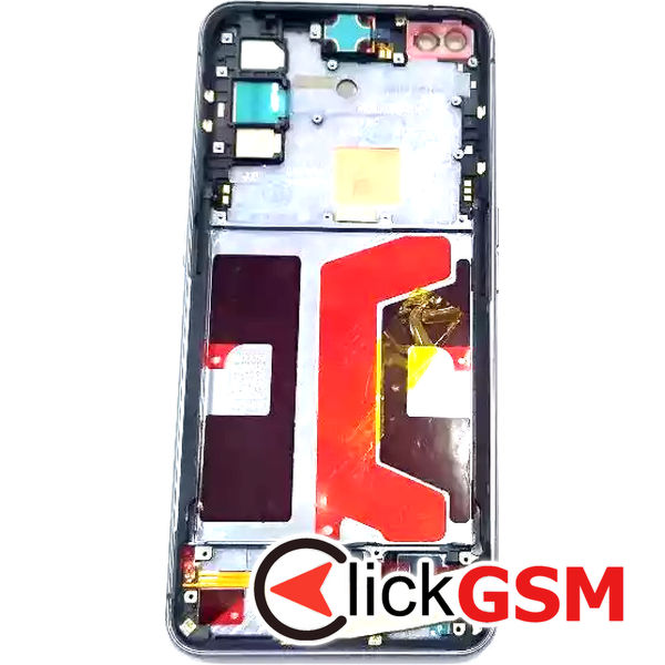 Piesa Piesa Display Cu Touchscreen Si Rama Negru Realme X50 Pro 5g Gih