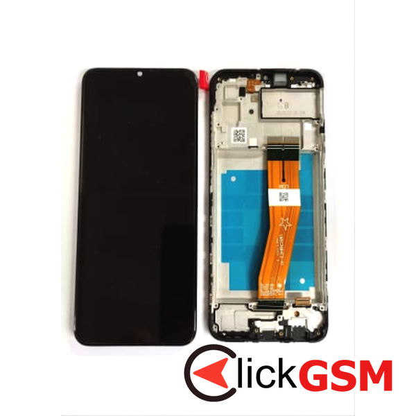 Piesa Display Cu Touchscreen Si Rama Negru Samsung Galaxy A03 2gqc