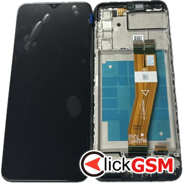 Piesa Display Cu Touchscreen Si Rama Negru Samsung Galaxy A03s 361q