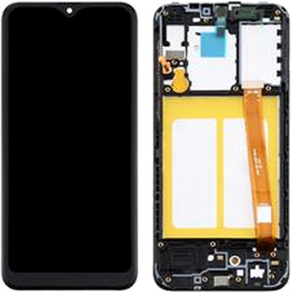 Samsung Galaxy A10e · LCD Screen and Digitizer Assembly + Frame Replace Part (Without Logo) for Samsung Galaxy A10e SM-A102U - Black