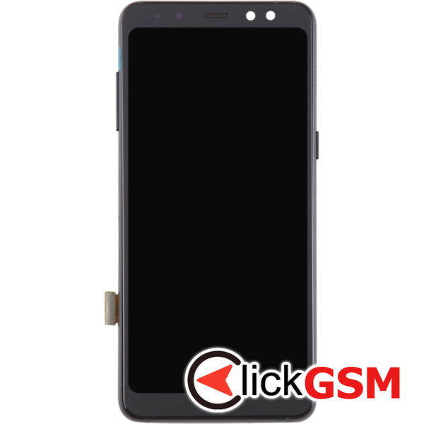 Piesa Display Cu Touchscreen Si Rama Negru Samsung Galaxy A8 2018 4exz