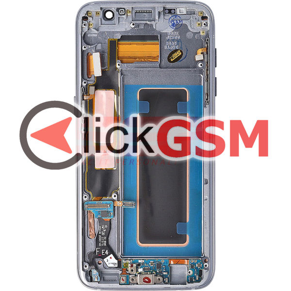 Piesa Display Cu Touchscreen Si Rama Negru Samsung Galaxy S7 Edge 4l01