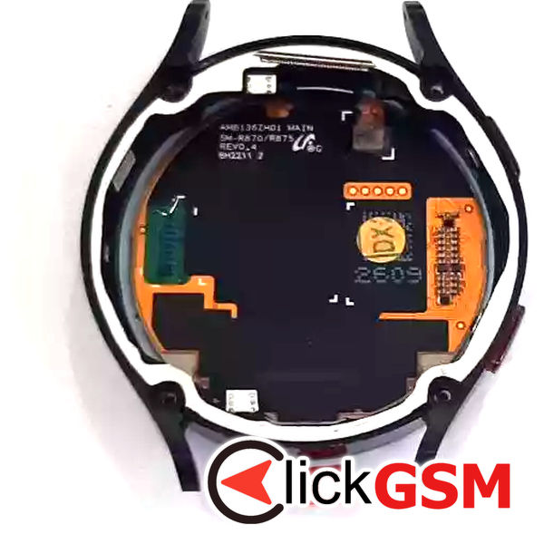 Piesa Piesa Display Cu Touchscreen Si Rama Negru Samsung Galaxy Watch 4 44mm 2jal