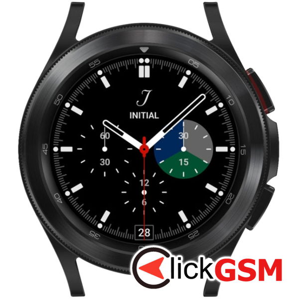 Piesa Display Cu Touchscreen Si Rama Negru Samsung Galaxy Watch 4 44mm 2tpm