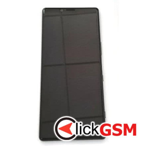 Piesa Piesa Display Cu Touchscreen Si Rama Negru Sony Xperia 1 36g4