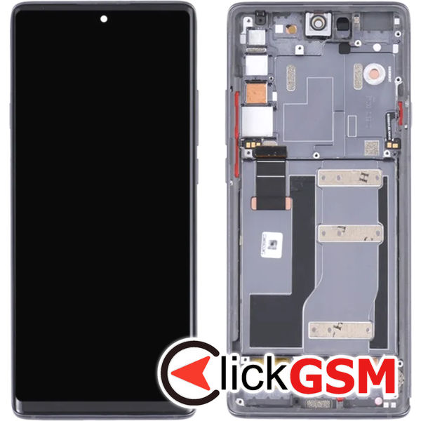 Piesa Piesa Display Cu Touchscreen Si Rama Negru Tcl 20 Pro 5g 4v9n