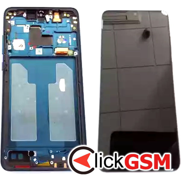 Piesa Piesa Display Cu Touchscreen Si Rama Negru Verde Huawei Mate 20 11sv