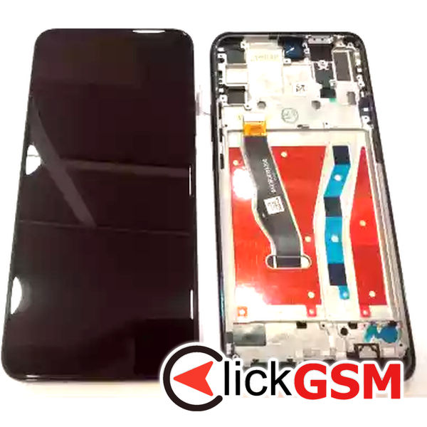 Piesa Display Cu Touchscreen Si Rama Negru Verde Huawei P Smart Z Emb