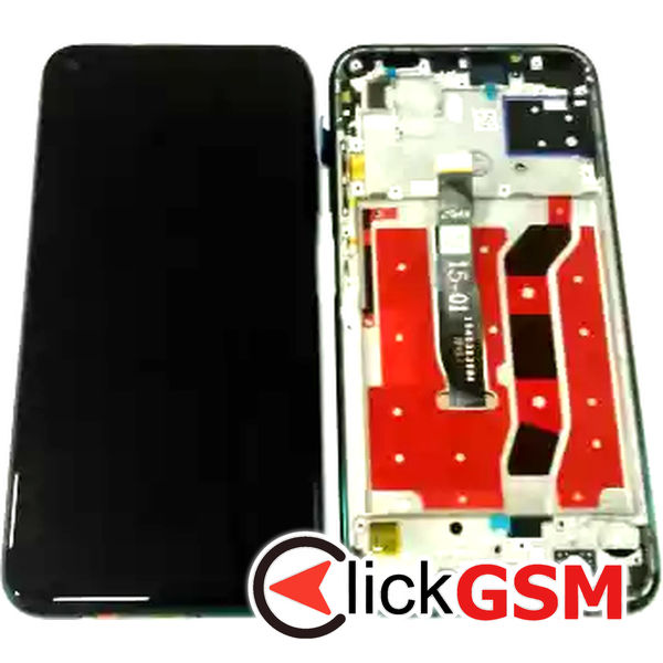 Piesa Display Cu Touchscreen Si Rama Negru Verde Huawei P40 Lite Ddm