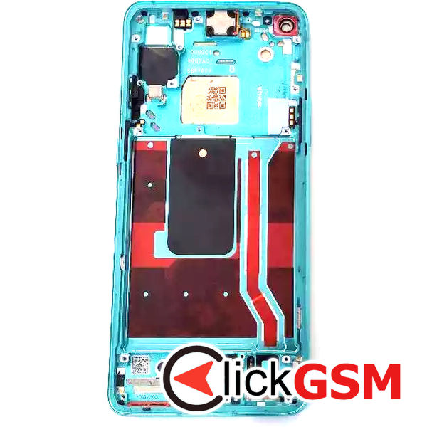 Piesa Display Cu Touchscreen Si Rama Negru Verde Oneplus 8t G7u