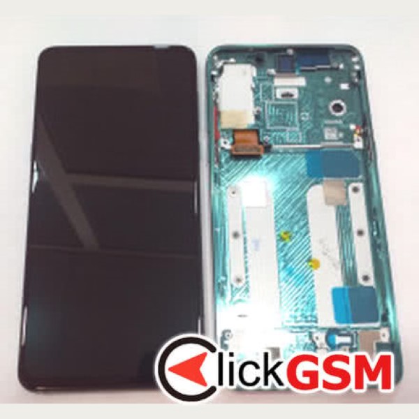 Piesa Display Cu Touchscreen Si Rama Negru Verde Xiaomi Mi Mix 3 38qv