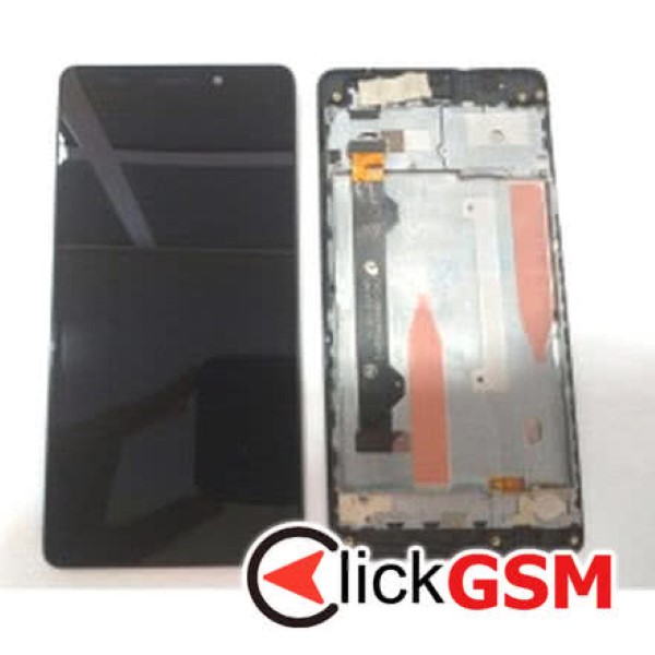 Piesa Piesa Display Cu Touchscreen Si Rama Negru Vernee Thor E 3746