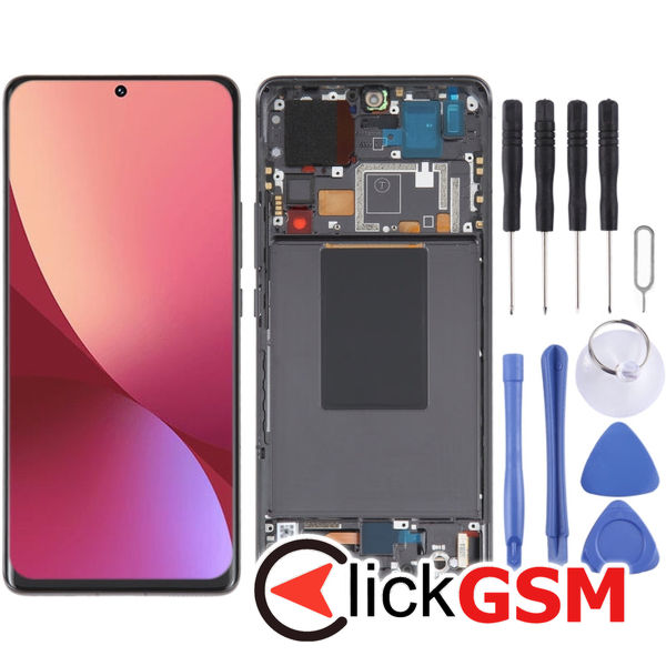 Piesa Display Cu Touchscreen Si Rama Negru Xiaomi 12s Pro 2uyw