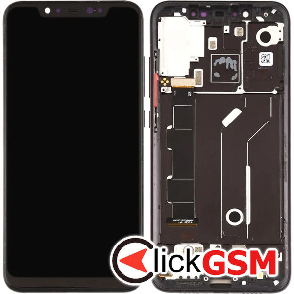 Piesa Piesa Display Cu Touchscreen Si Rama Negru Xiaomi Mi 8 4wbz