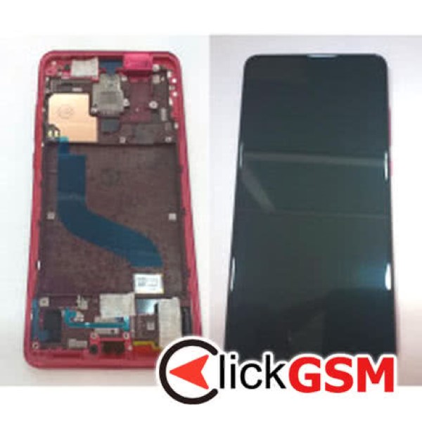 Piesa Piesa Display Cu Touchscreen Si Rama Negru Xiaomi Mi 9t 38kh