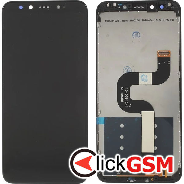 Piesa Piesa Display Cu Touchscreen Si Rama Negru Xiaomi Mi A2 4wgr