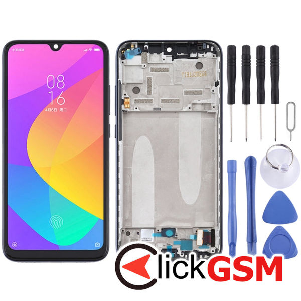 Piesa Display Cu Touchscreen Si Rama Negru Xiaomi Mi Cc9e 25yv