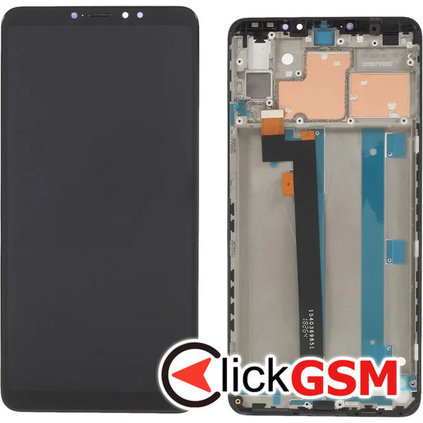 Piesa Display Cu Touchscreen Si Rama Negru Xiaomi Mi Max 3 4wm4