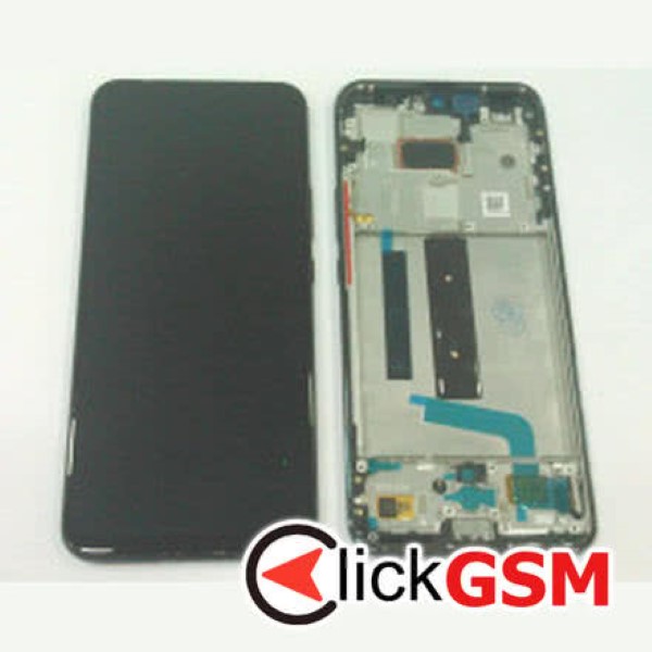 Piesa Piesa Display Cu Touchscreen Si Rama Negru Xiaomi Mi Note 10 Lite 38sk