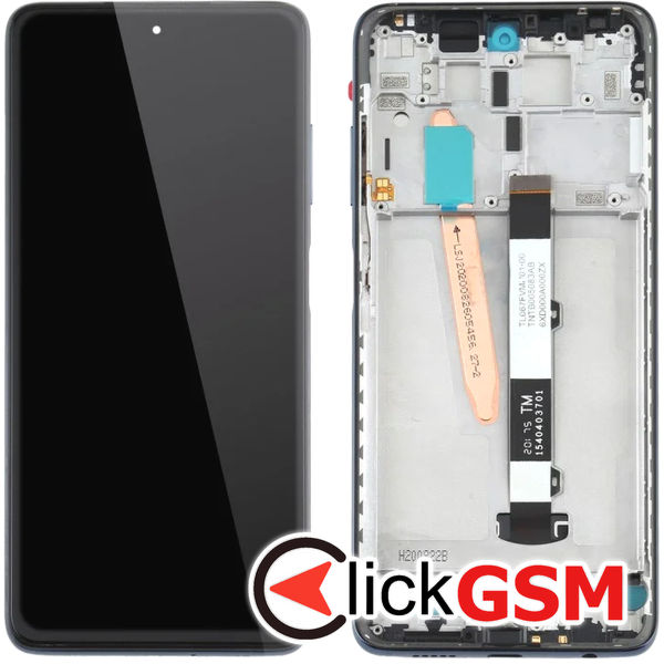 Piesa Display Cu Touchscreen Si Rama Negru Xiaomi Poco X3 4wqb