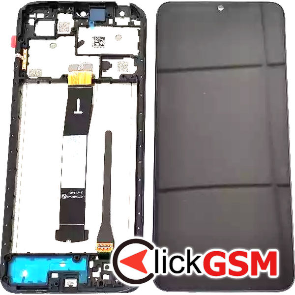 Piesa Display Cu Touchscreen Si Rama Negru Xiaomi Redmi 12c 39f8