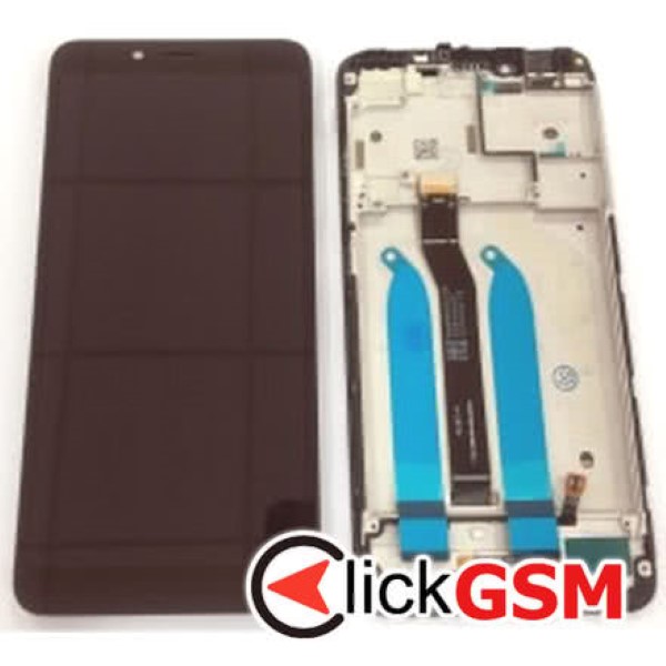 Piesa Display Cu Touchscreen Si Rama Negru Xiaomi Redmi 6 39l2