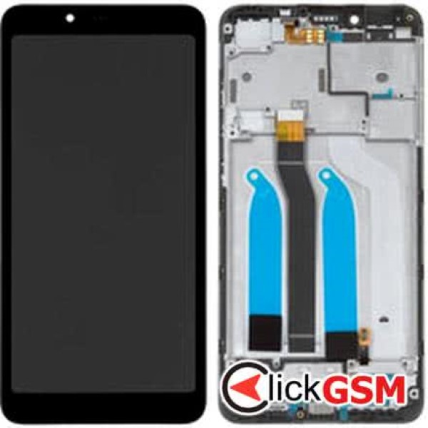 Piesa Display Cu Touchscreen Si Rama Negru Xiaomi Redmi 6a 1ffv