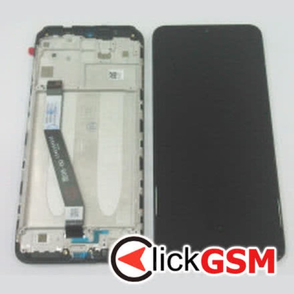 Piesa Display Cu Touchscreen Si Rama Negru Xiaomi Redmi 9 39pg