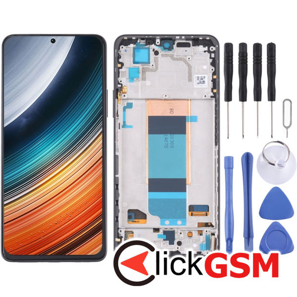 Piesa Display Cu Touchscreen Si Rama Negru Xiaomi Redmi K40s 25yy