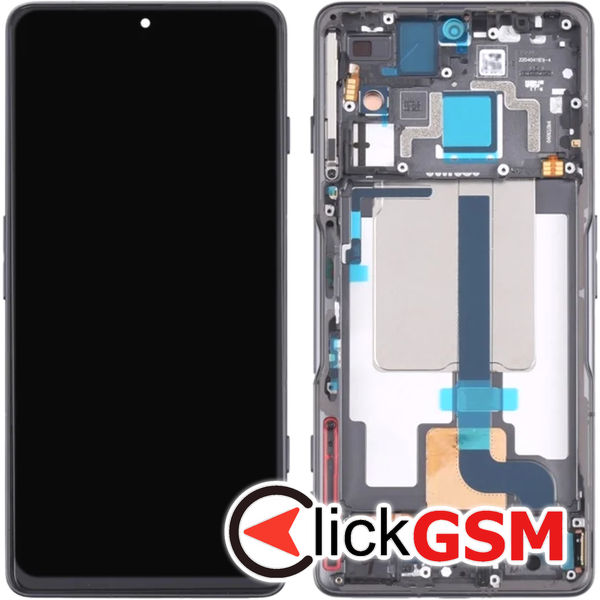 Piesa Display Cu Touchscreen Si Rama Negru Xiaomi Redmi K50 Gaming 5g 4xwx