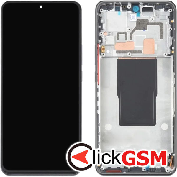 Piesa Piesa Display Cu Touchscreen Si Rama Negru Xiaomi Redmi K50 Ultra  4xry