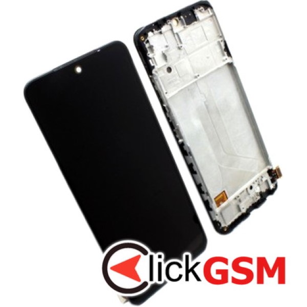 Piesa Display Cu Touchscreen Si Rama Negru Xiaomi Redmi Note 10 1lam