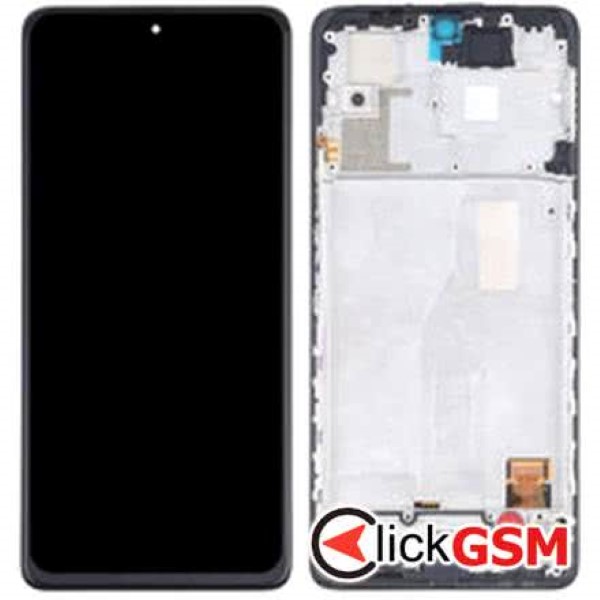 Piesa Piesa Display Cu Touchscreen Si Rama Negru Xiaomi Redmi Note 10 Pro 1m9p