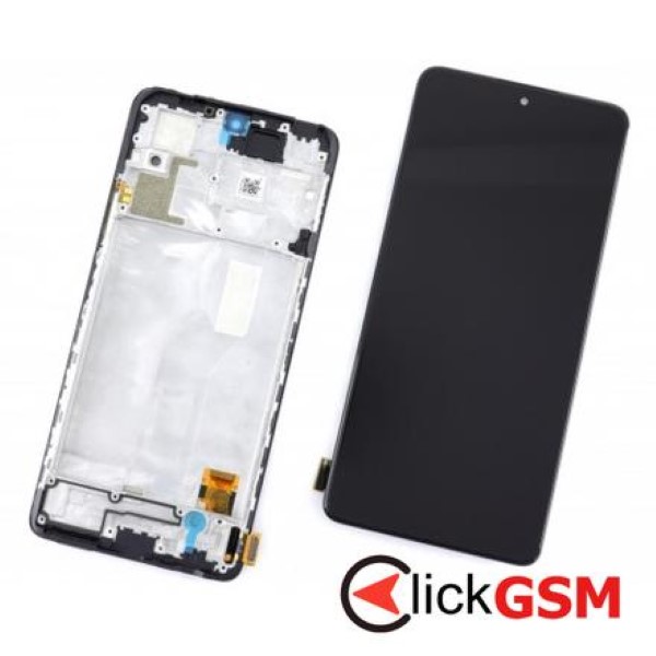 Piesa Display Cu Touchscreen Si Rama Negru Xiaomi Redmi Note 10 Pro 3ao8