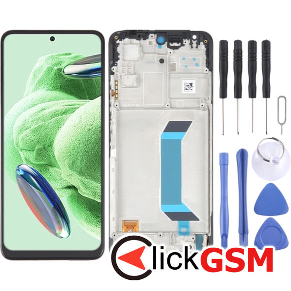 Piesa Piesa Display Cu Touchscreen Si Rama Negru Xiaomi Redmi Note 12 5g 2uy8