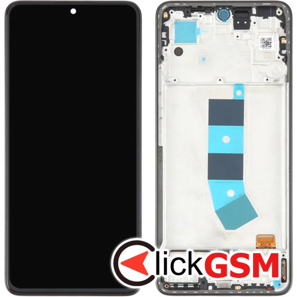 Piesa Piesa Display Cu Touchscreen Si Rama Negru Xiaomi Redmi Note 13 4g 4xe0