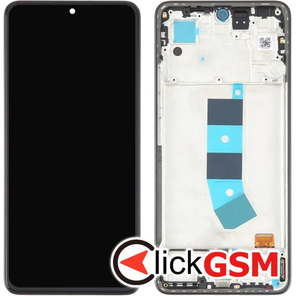 Piesa Display Cu Touchscreen Si Rama Negru Xiaomi Redmi Note 13 4xdw