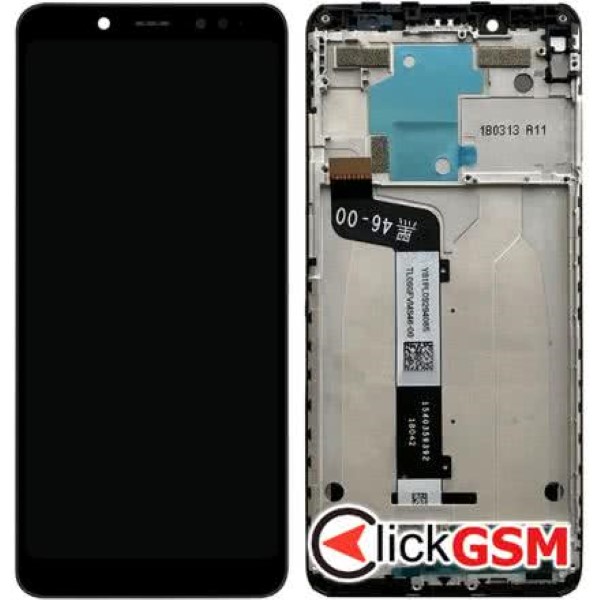 Piesa Display Cu Touchscreen Si Rama Negru Xiaomi Redmi Note 5 Pro 1ffx