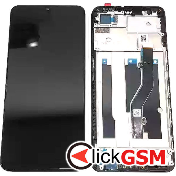 Piesa Display Cu Touchscreen Si Rama Negru Zte Blade V40 Vita 2n0j