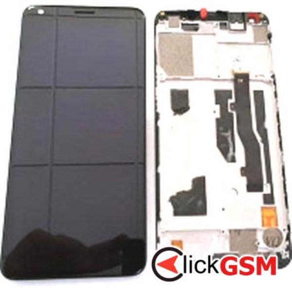 Piesa Display Cu Touchscreen Si Rama Negru Zte Blade V9 2n0h