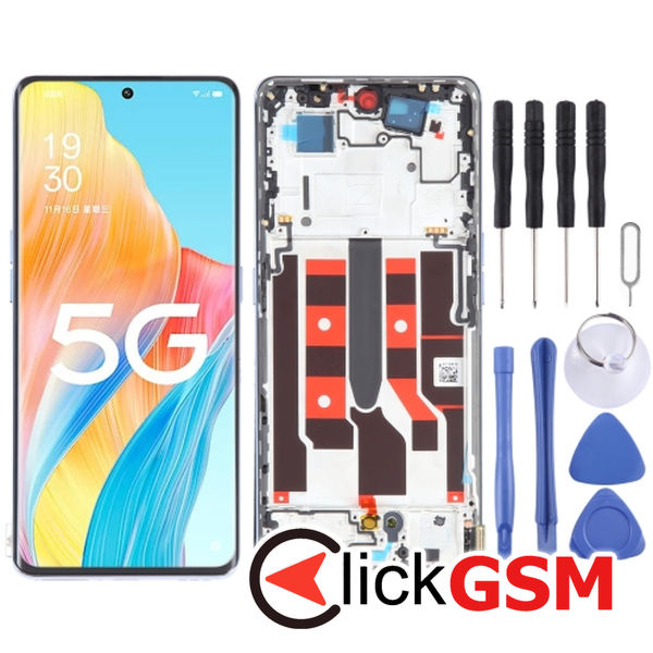 Piesa Display Cu Touchscreen Si Rama Oppo A1 Pro 2to3