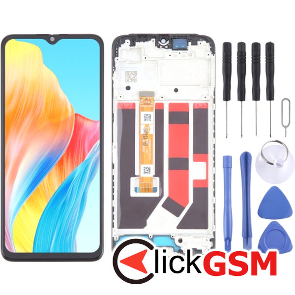 Piesa Display Cu Touchscreen Si Rama Oppo A18 4hfy