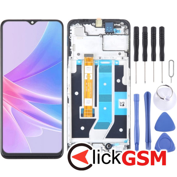 Piesa Display Cu Touchscreen Si Rama Oppo A58x 4het