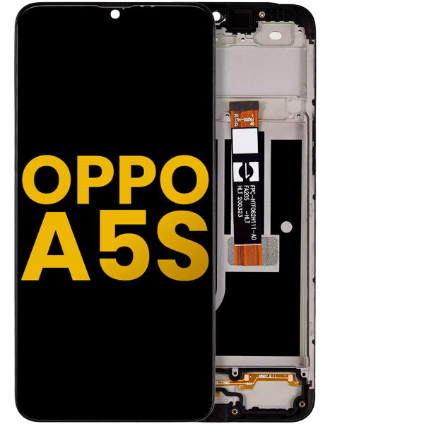Oppo A5s · LCD Assembly With Frame For OPPO A5s (Refurbished) (All Colors)