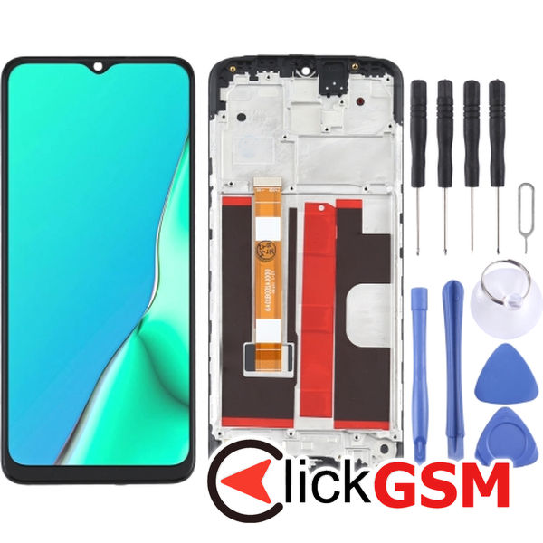 Piesa Display Cu Touchscreen Si Rama Oppo A9 2020 1xtd