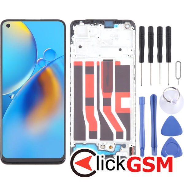 Piesa Piesa Display Cu Touchscreen Si Rama Oppo Reno6 Lite 1ezd