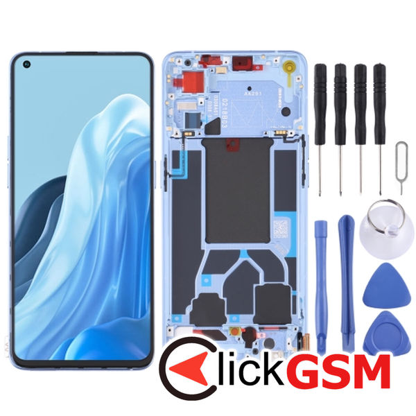 Piesa Display Cu Touchscreen Si Rama Oppo Reno7 5g 1xp4