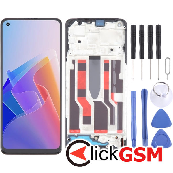 Piesa Display Cu Touchscreen Si Rama Oppo Reno7 Lite 5g 4hfr