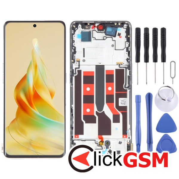 Piesa Display Cu Touchscreen Si Rama Oppo Reno8 T 5g 2too